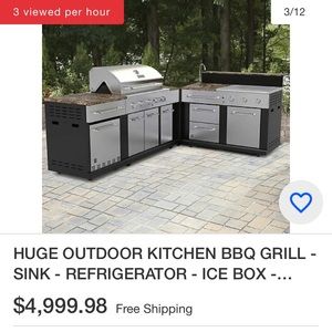 Outdoor kitchen grill set Brand new still inbox